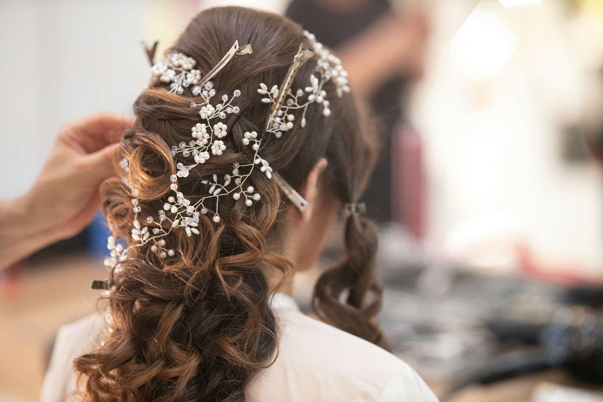 bridal hair
